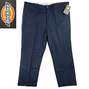 Dickies Premium Industrial Work Pants Multi-Use Navy Blue "42x30" Real 42x29 NWT